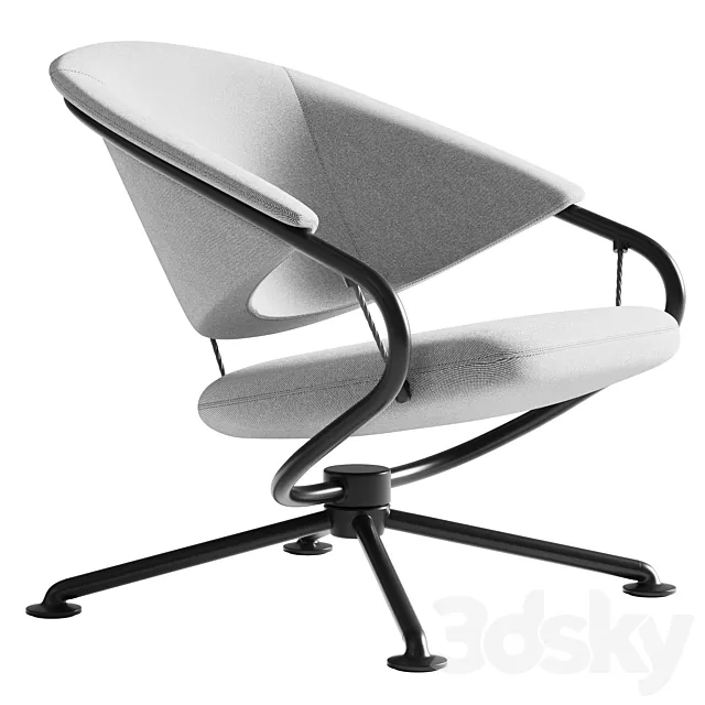 VITRA armchair Citizen Lowback 3ds Max