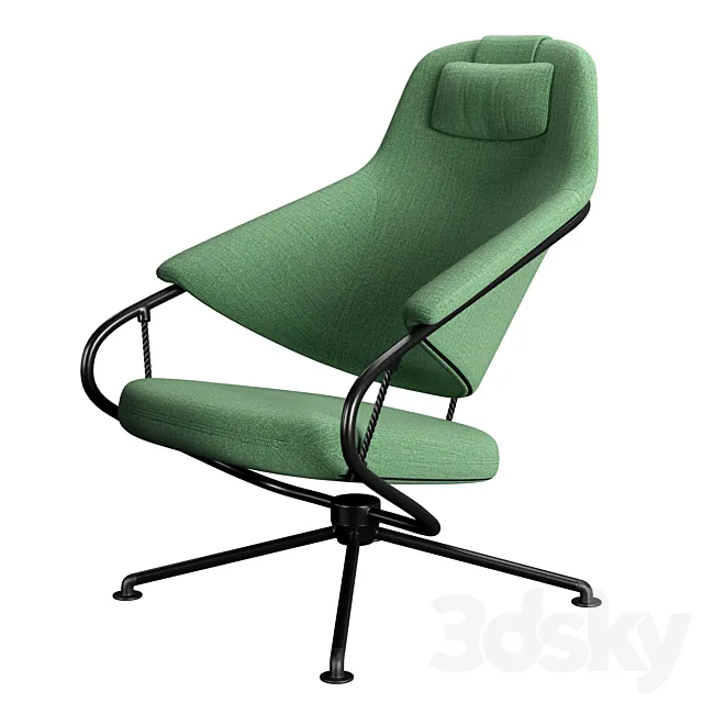 Vitra Citizen Highback 3ds Max