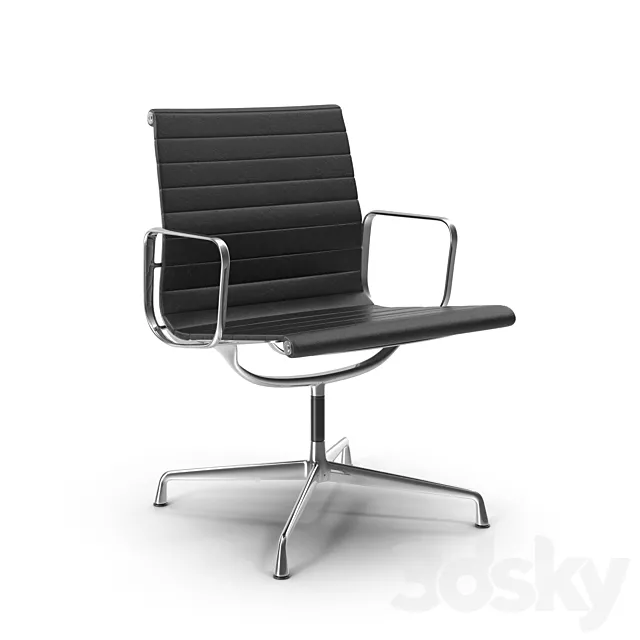 Vitra Eames Aluminium Office Chair 3ds Max