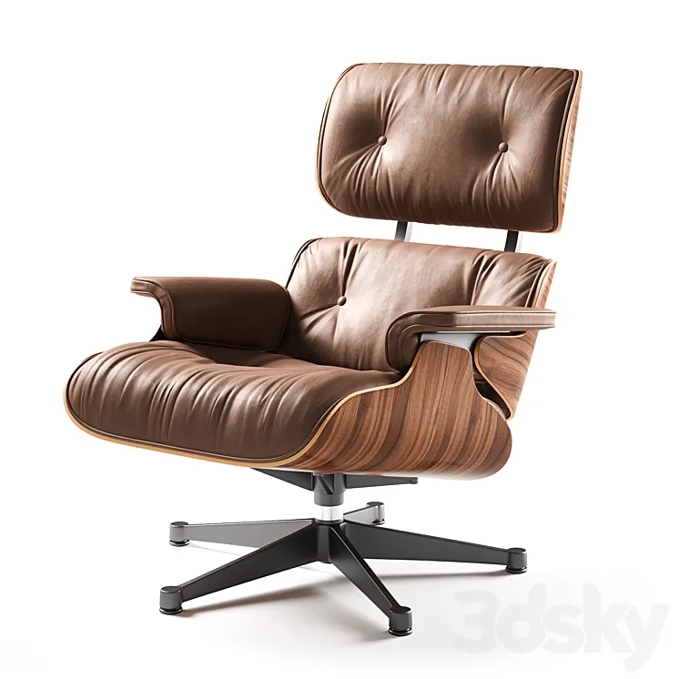 Vitra Eames lounge chair 3DS Max