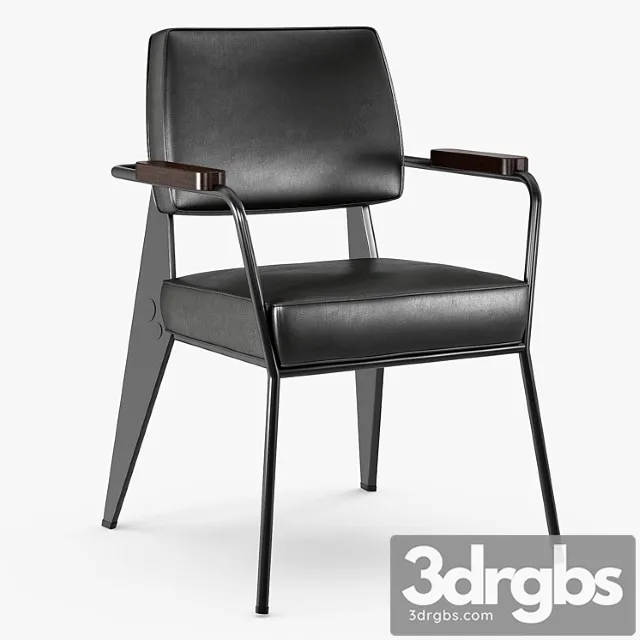 Vitra – fauteuil direction by jean prouve