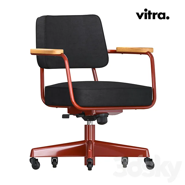 Vitra Fauteuil Direction Pivotant 3ds Max