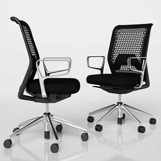 Vitra ID Mesh Swivel Chair by Antonio Citterio 3DS Max Model