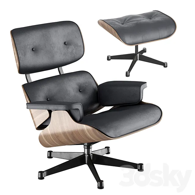 Vitra Lounge Chair 3ds Max