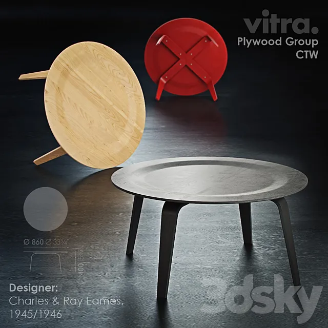 Vitra. Plywood Group – CTW 3DSMax File