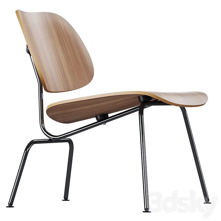 Vitra Plywood Lounge Chair Metal (LCM) 3DS Max Model