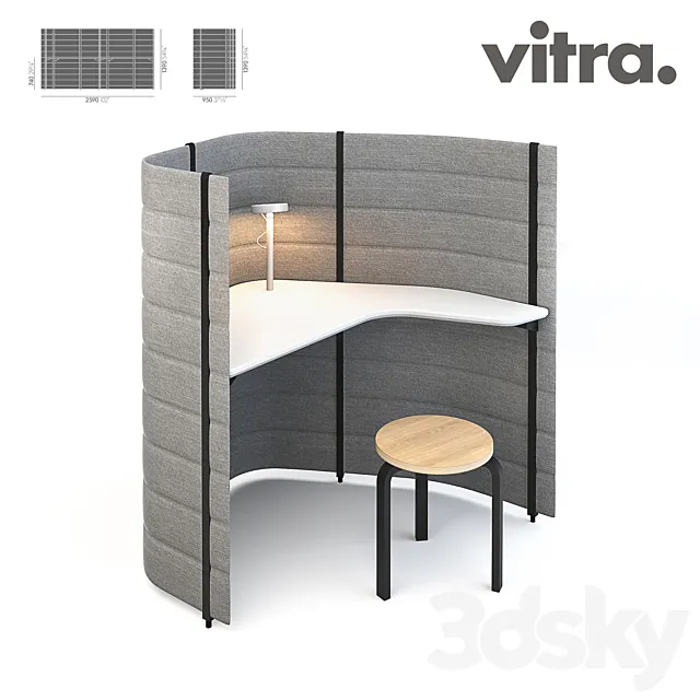 Vitra Workbay 2 3ds Max