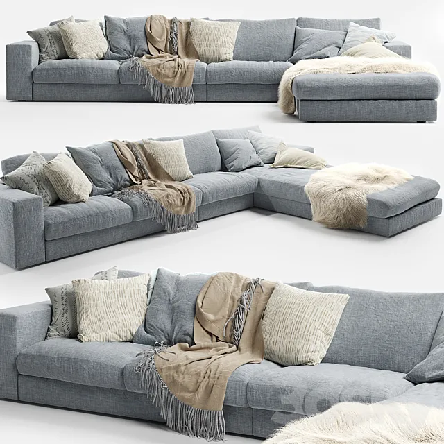 Vittoria charlie sofa 2 3ds Max
