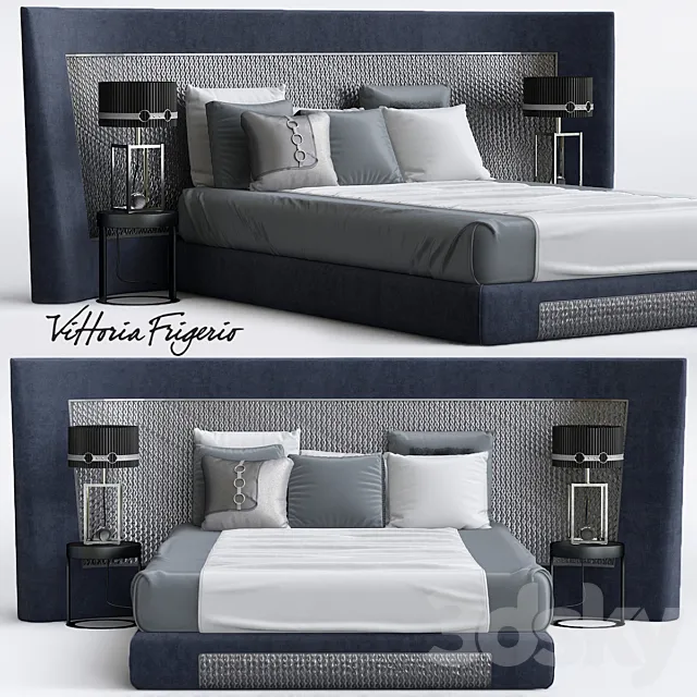 Vittoria Frigerio bedroom 3ds Max