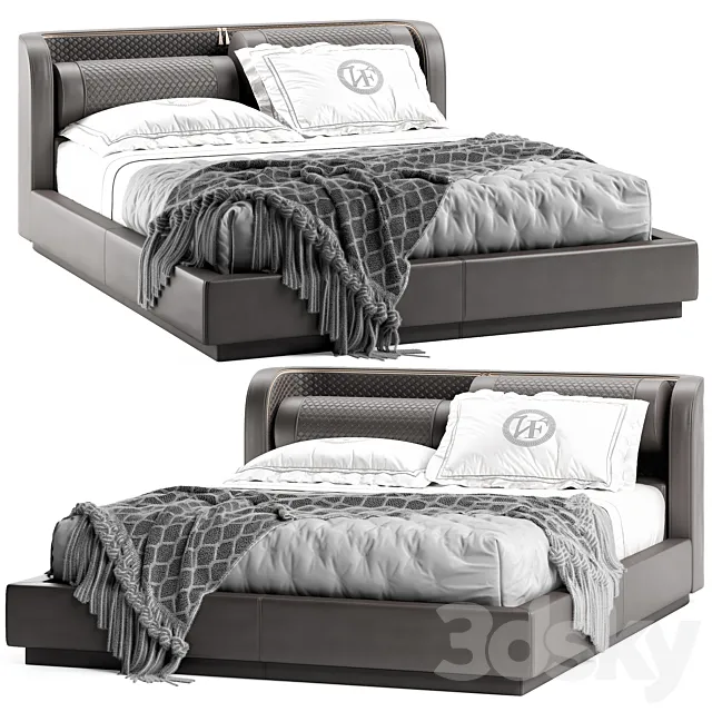 Vittoria Frigerio Bellini Low Bed 3ds Max