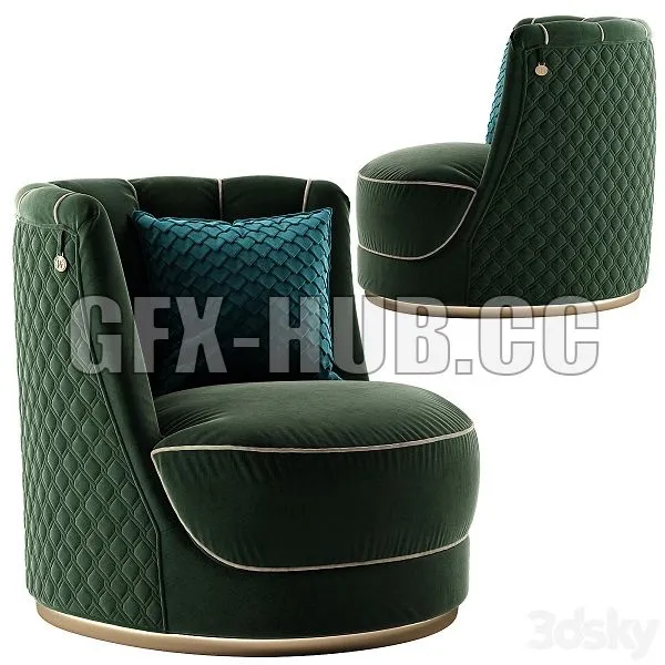 Vittoria Frigerio Bianca Armchair 3dsMax Model