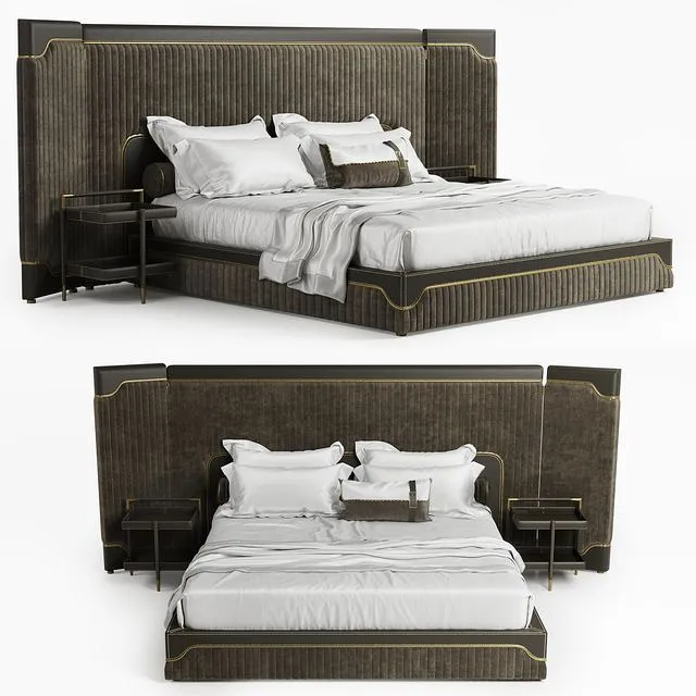 VITTORIA FRIGERIO Capua Bed 3dsMax Model