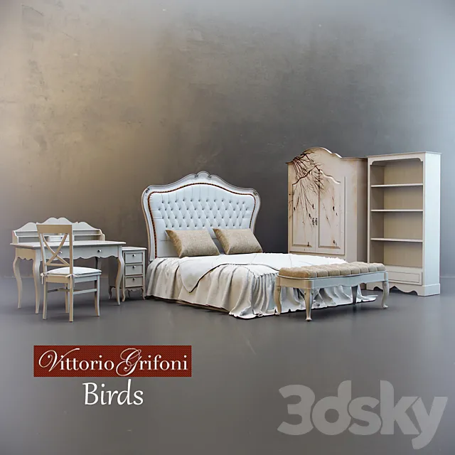 Vittorio Grifoni set “birds” 3DSMax File