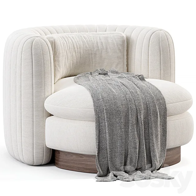 Vivienne Armchair By Sohohome 3ds Max