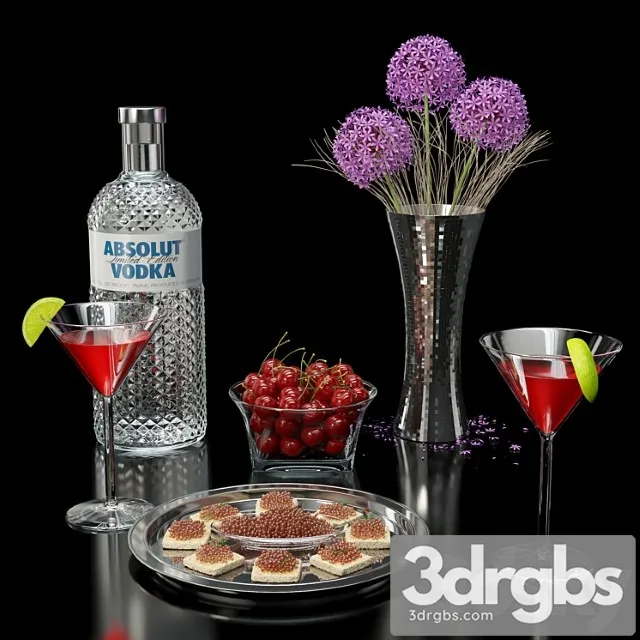 Vodka set 3dsmax Download