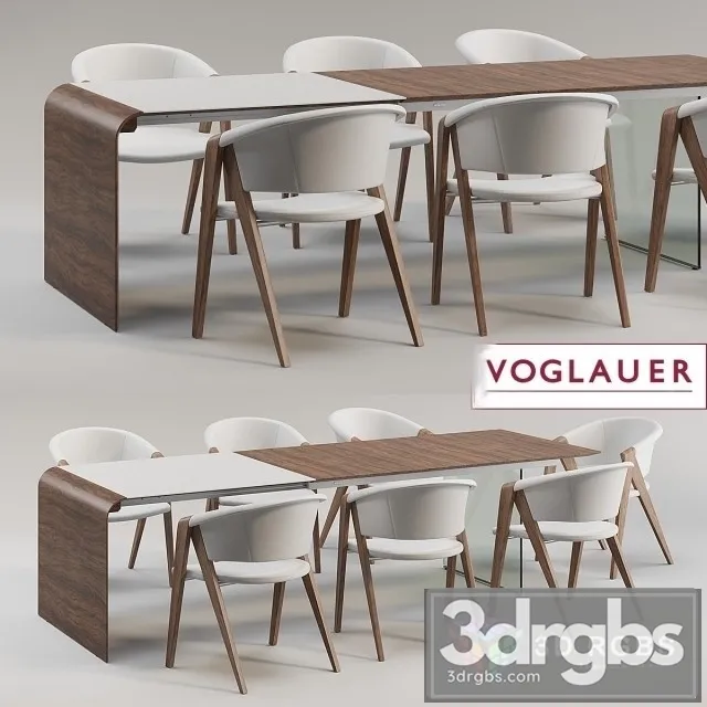 Voglauer Spirit Table and Chair 3dsmax Download