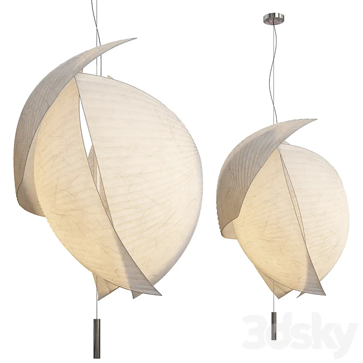 VOILES – Suspended lights from GROK 3DS Max