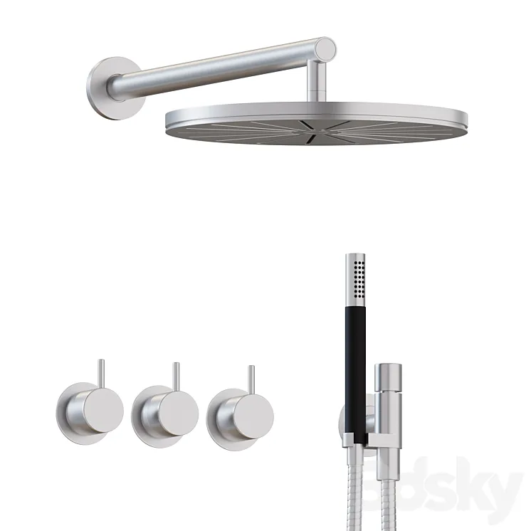 VOLA Thermostatic Shower Mixer 02 3DS Max