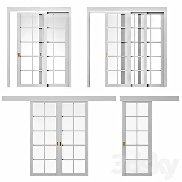 Volhovec NEO sliding doors 3ds Max