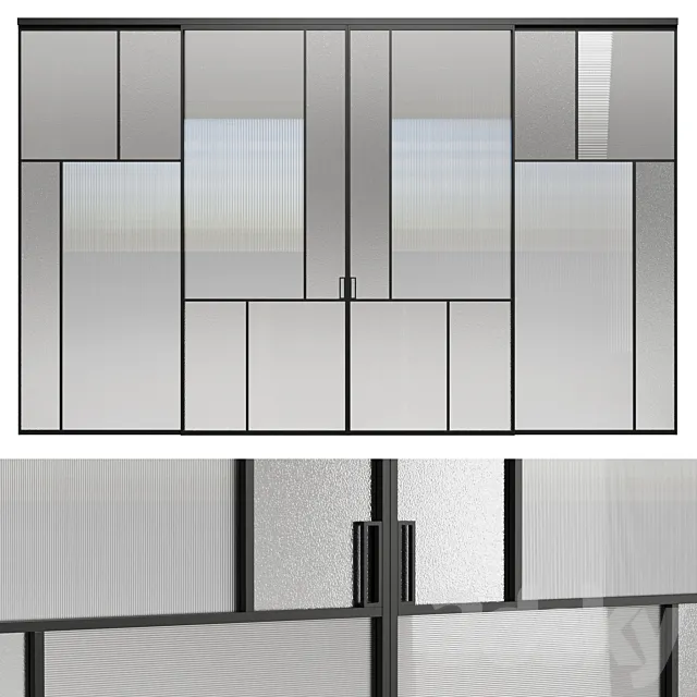 Volhovec sliding door MOSAIC 3dsMax Model