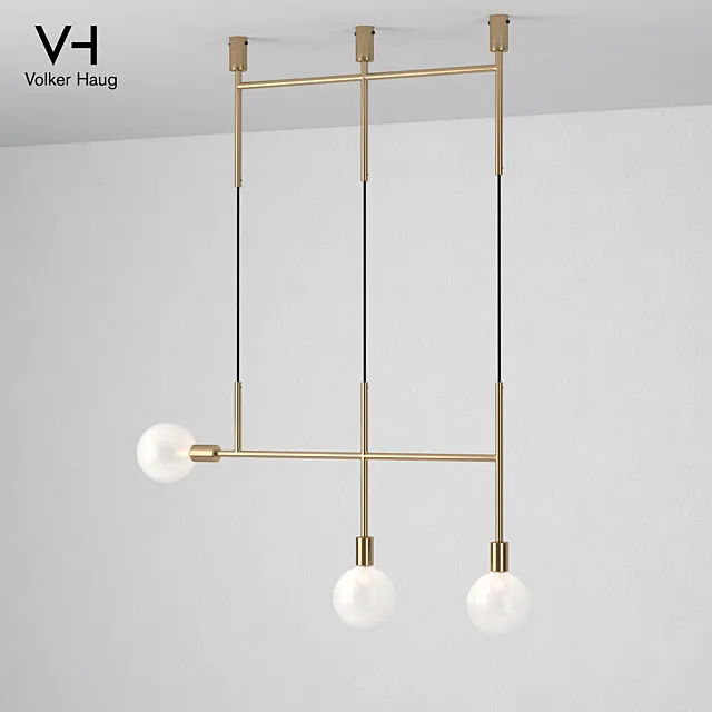 VolkerHaug Triple Kick Pendant Light 3DSMax File