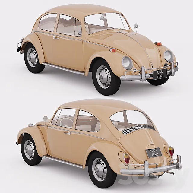 Volkswagen Beetle 1300 3DSMax File