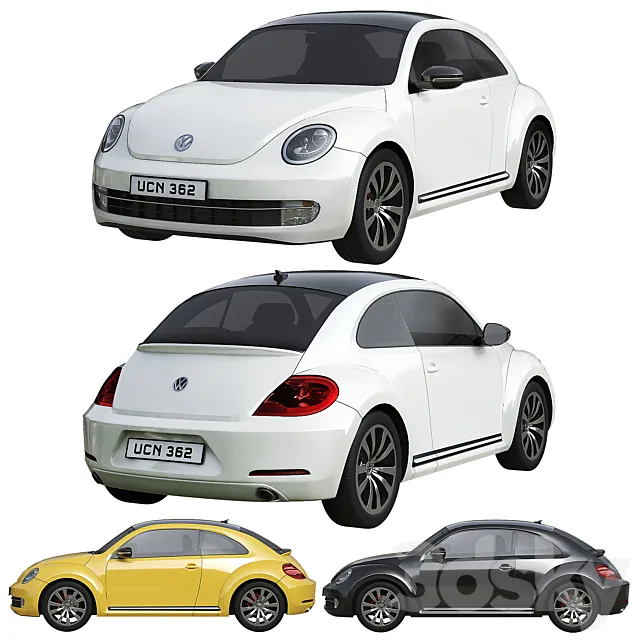 Volkswagen Beetle 3ds Max