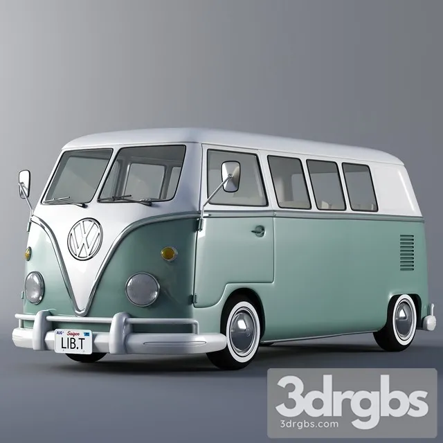 Volkswagen Bus 3dsmax Download