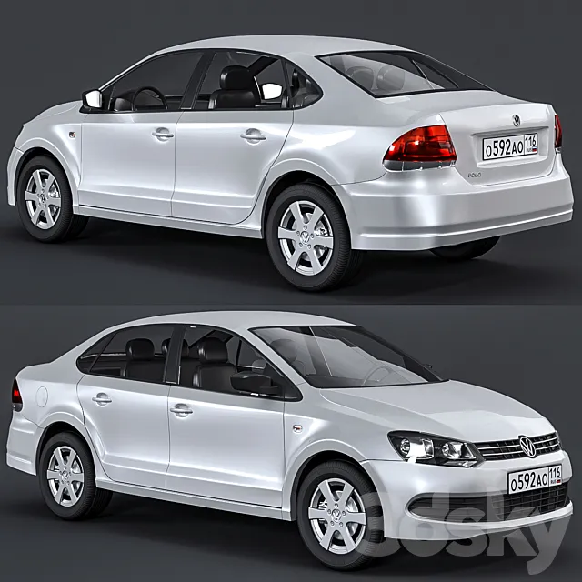 Volkswagen Polo 3DS Max Model