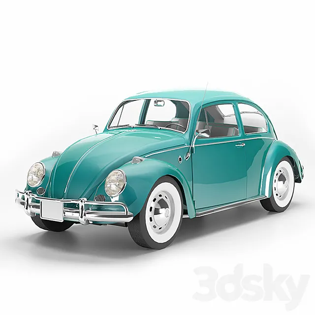 volkswagen sedan 1300 1963 3DS Max Model