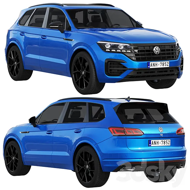 Volkswagen Touareg R 2021 3ds Max
