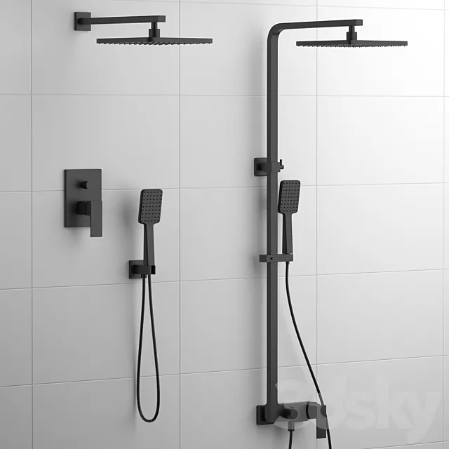 Volle De La Noche shower set 3DSMax File