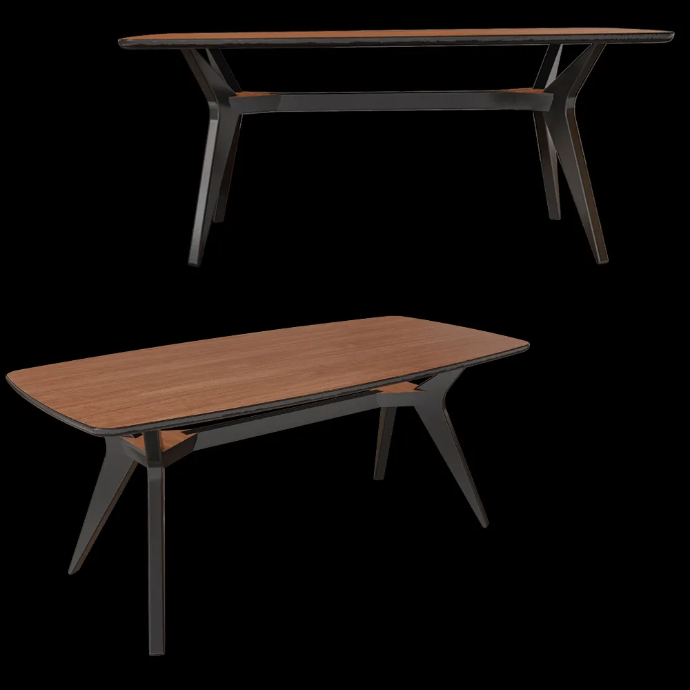 VOLOSHEK  – Dining table Boomerang 3ds Max