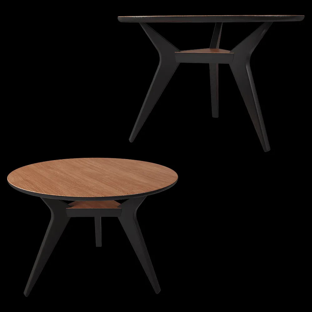 VOLOSHEK  – Dining table Boomerang Round 3ds Max
