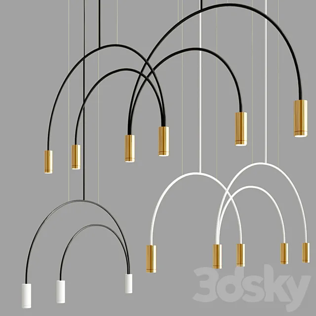 VOLTA Suspension lights 3ds Max