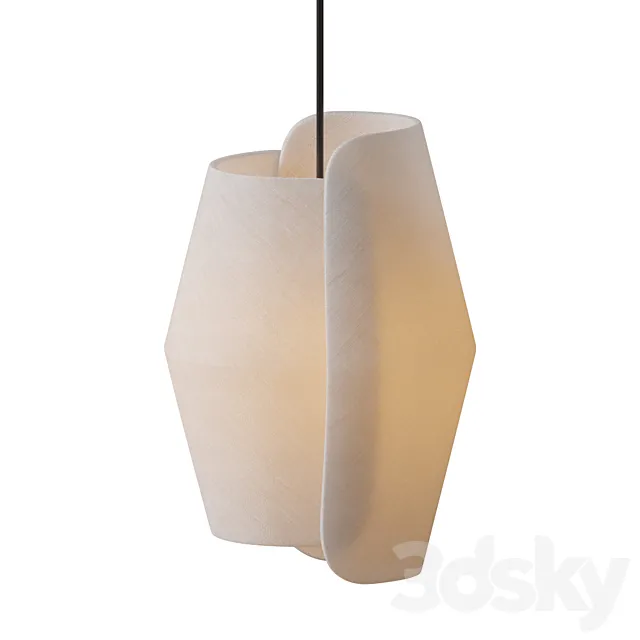 Volute Pendant Lamp 3ds Max