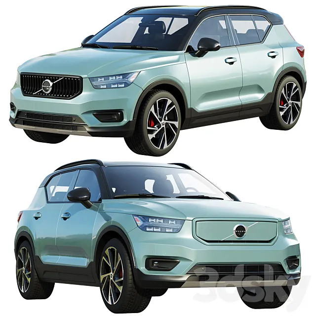 Volvo XC40 _ XC40 recharge 2020 3ds Max