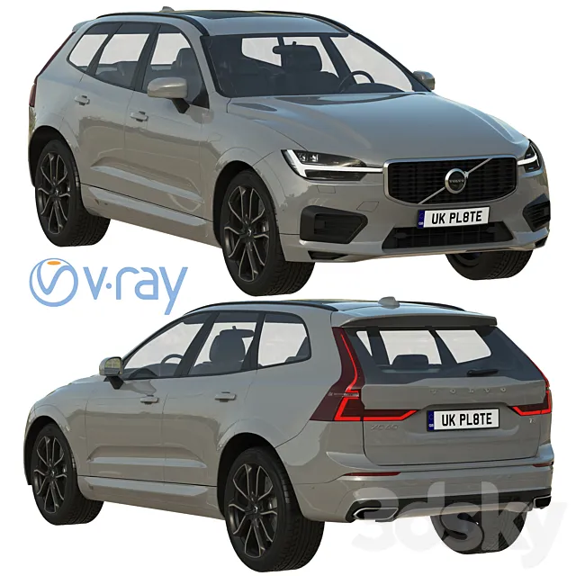 Volvo XC60 R-Design 3DSMax File