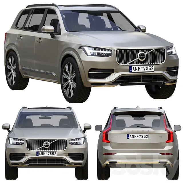 Volvo XC90 3DSMax File