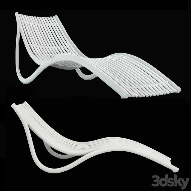 Vondom Ibiza Sun Lounger by Eugeni Quitllet 3dsMax Model