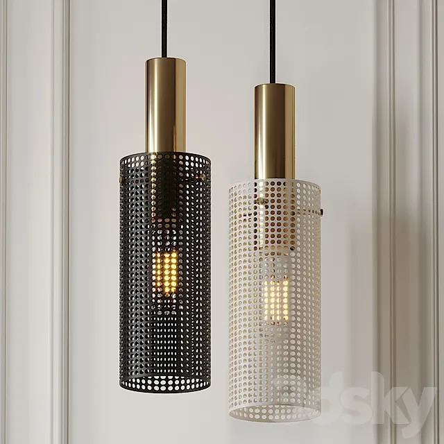 Vouge Small Pendant Lamp by Rubn 3ds Max