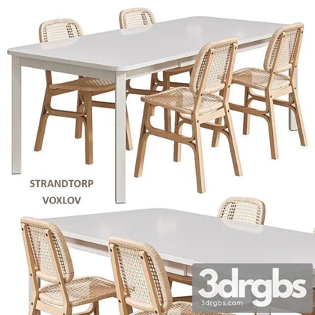 Voxlov ikea table and chairs