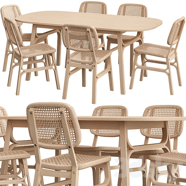 Voxlöv Set Ikea 3ds Max