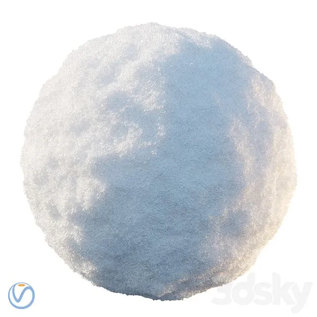 VRay snow material 3dsMax Model