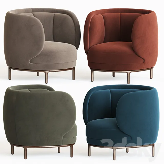 Vuelta armchair wittmann 3ds Max