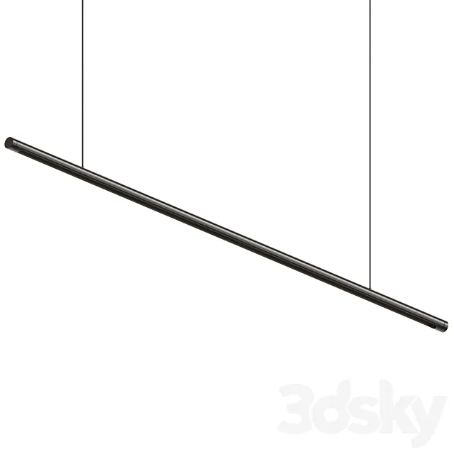 w181 Linier Pendant Light 3ds Max