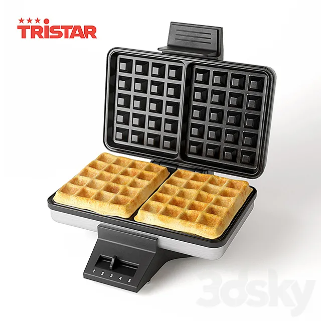 Waffle iron Tristar WF-2141 3DS Max Model