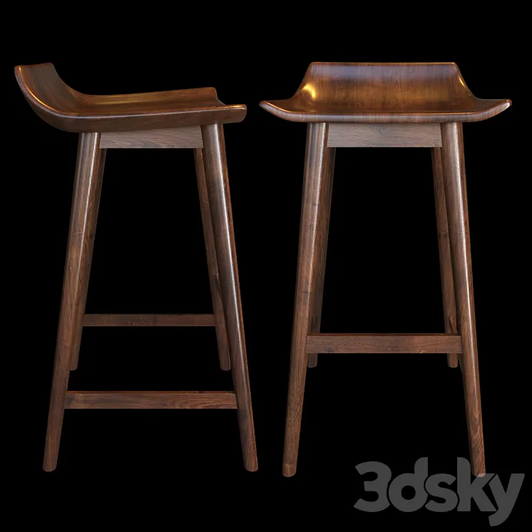 “Wainscott 30 “”Counter Stool by CB2” 3DS Max