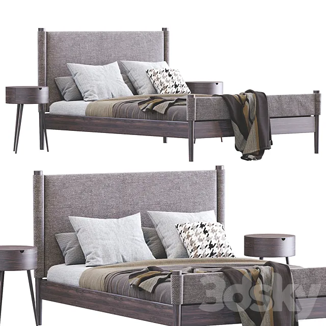 Walker Bed By West Elm 3ds Max