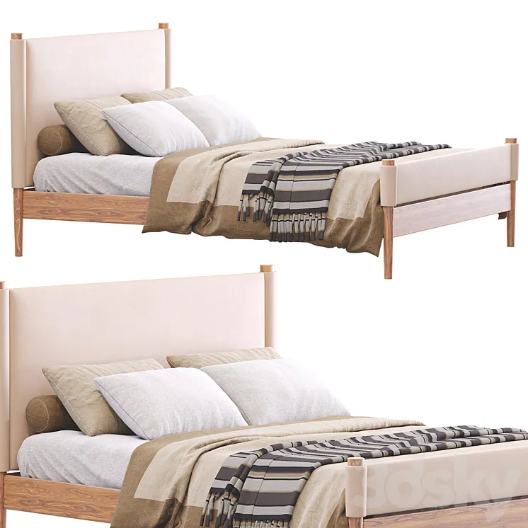 Walker Bed By West Elm 3DS Max